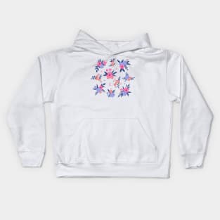 Floral bouquet - Pink Kids Hoodie